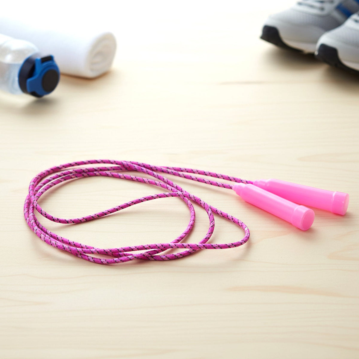 Exercise jump rope enhancing fitness and coordination for all ages