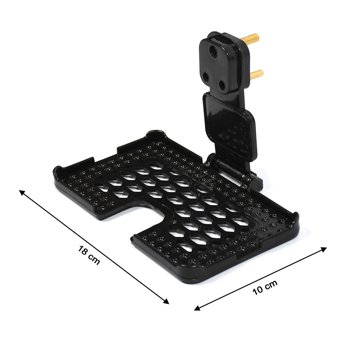 Wall-mounted PHOBIA black phone charging holder in use, keeping the device safe.