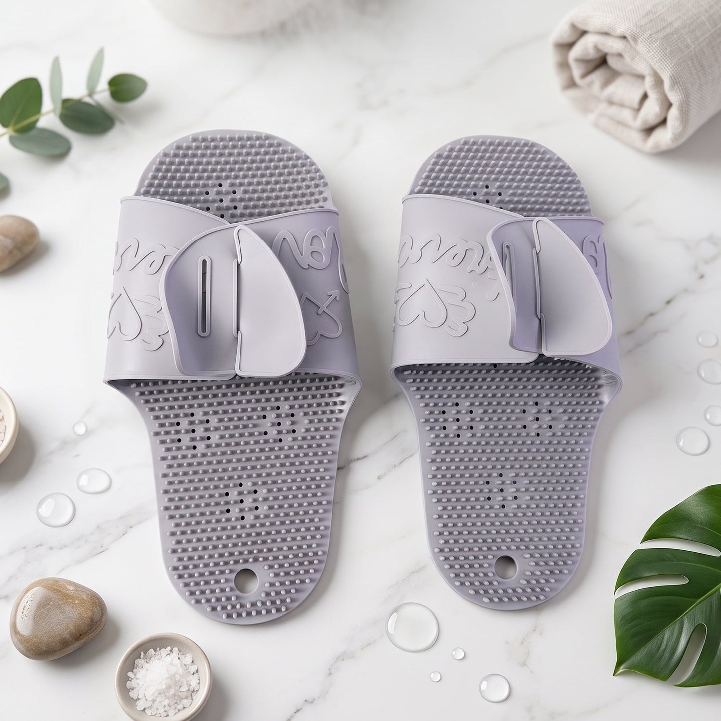 Massage bath slippers one pair - image 4