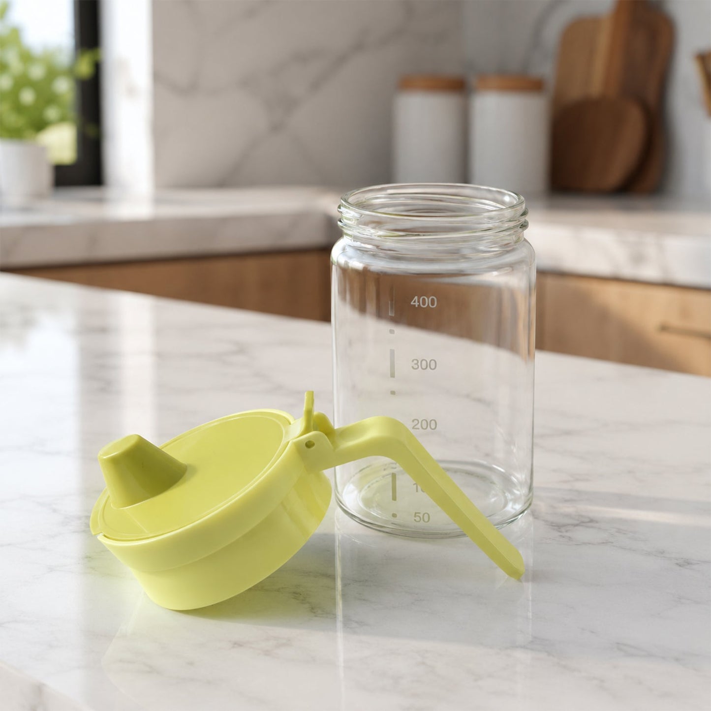 Oil bottle easy grip design